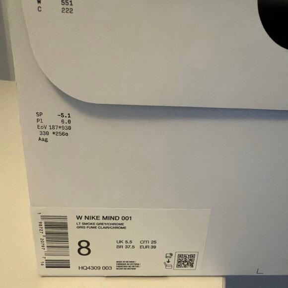 Nike Mind 001 Men's 6.5 women’s 8 Pregame Mules New NWB - Picture 16 of 16